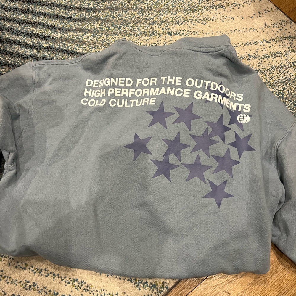 Gray Sweatshirt with Star Design